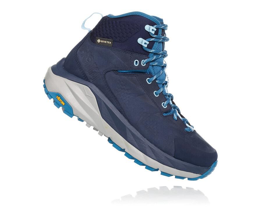 Hoka Australia One One Kaha GORE-TEX - Womens Hiking Boots Navy - ZVCWF-0827